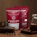 La Boisson Noire Roasted Coffee Beans (1Kg) | 100% Pure Robusta | Premium Dark Roast | Handpicked & Freshly Roasted | Bold, Smoky & Chocolatey | Whole Roasted Coffee Beans | Wayanad, Kerala | Resealable Bag with Valve gallery image