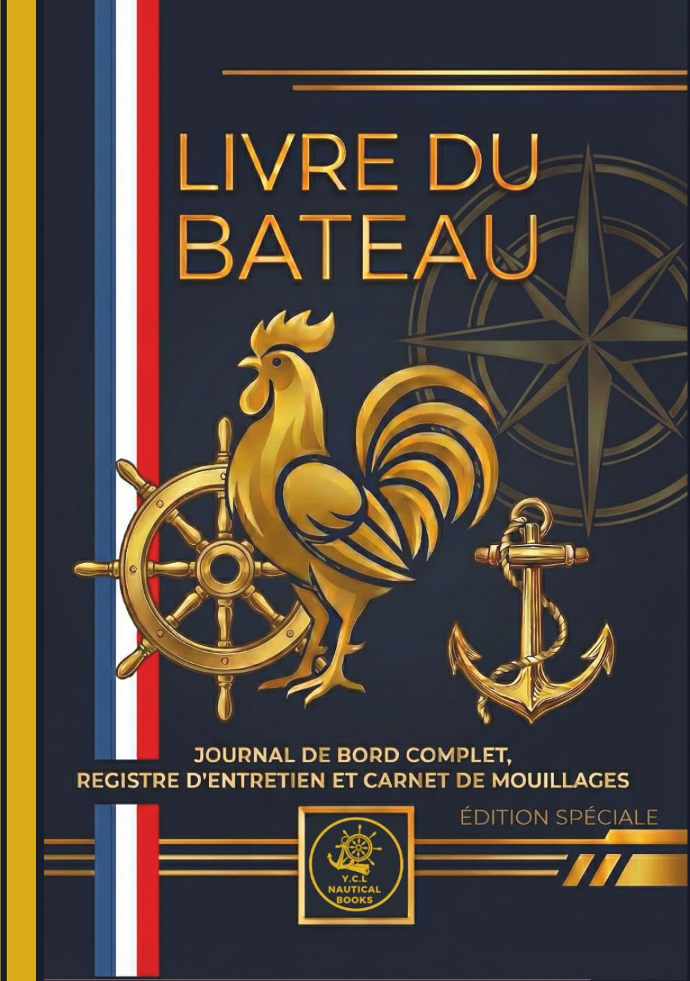 Livre du bateau YCL édition France pour transmettre l'histoire de vos navigations