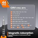 JOREST 59Pcs Small Precision Screwdriver Set with Torx T5, T6, T8, Mini Repair Tool Kit for MacBook, Computer, Laptop, iPhone, PS4 PS5, Xbox, Switch, Eyeglasses, Watch, PC, Ring Doorbell, Electronic