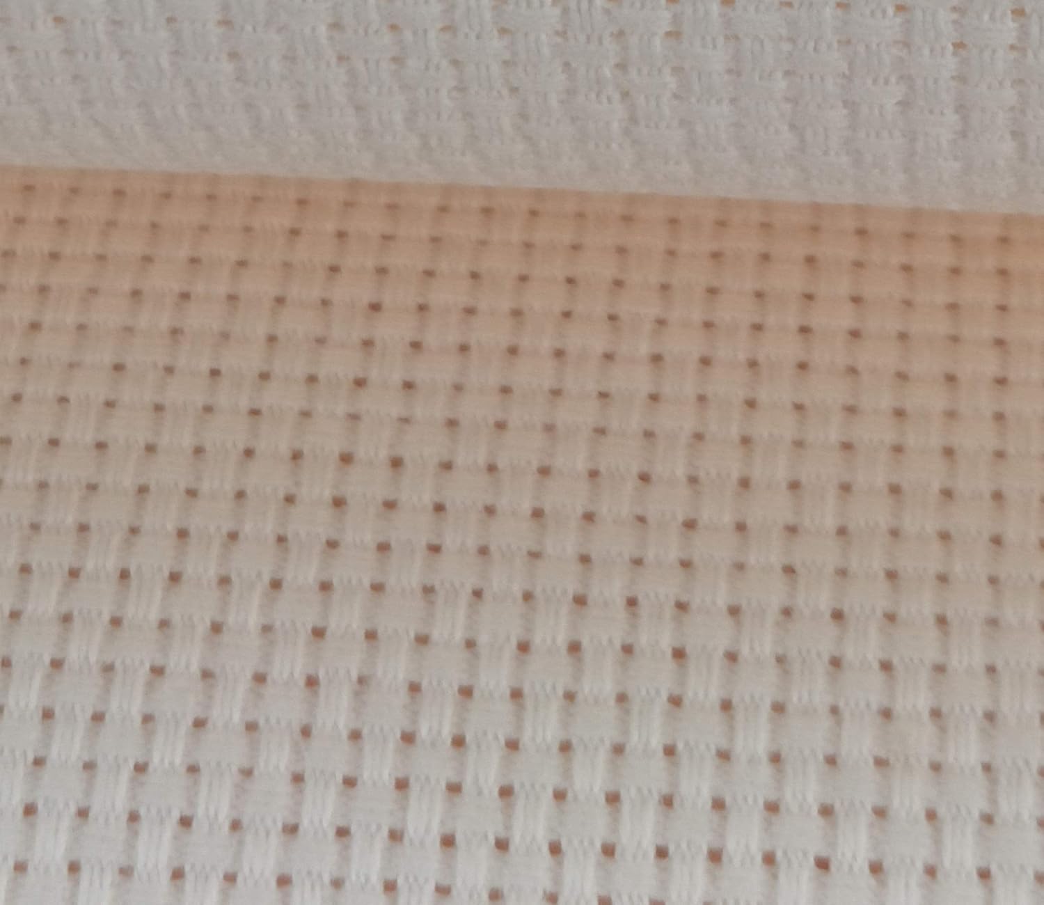 59"x 36" 11 Ct Cream Counted Cotton Aida Cloth Cross Stitch Fabric