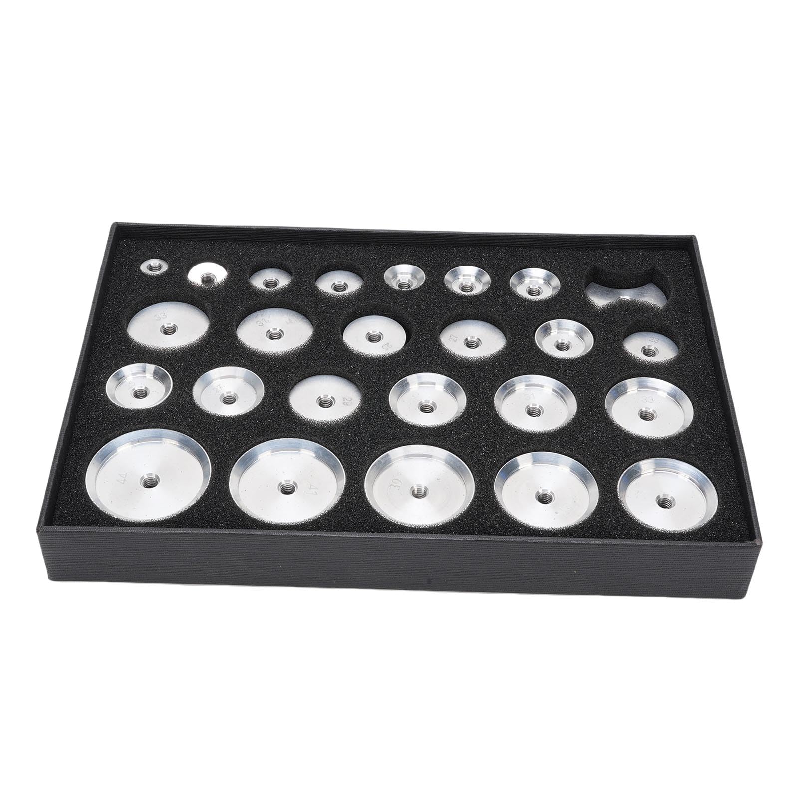 Kit réparation montre Walmeck avec matrice aluminium ronde plate pour presse de maintenance