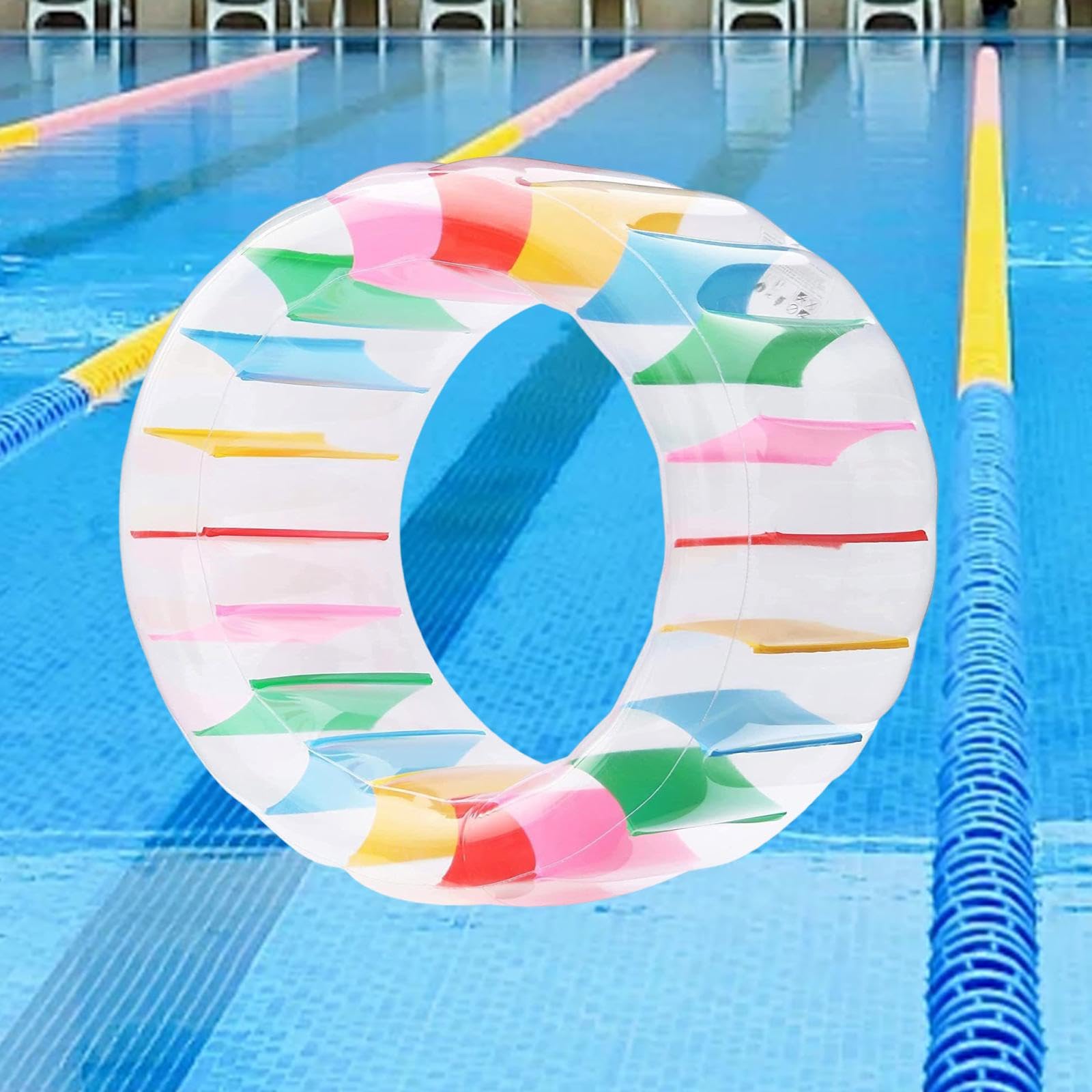 Aufblasbares Rollrad, Buntes Wasserrollspielzeug, 160cm
