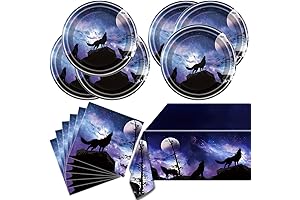 Wolf Party Tableware Set: A Ferocious Feast