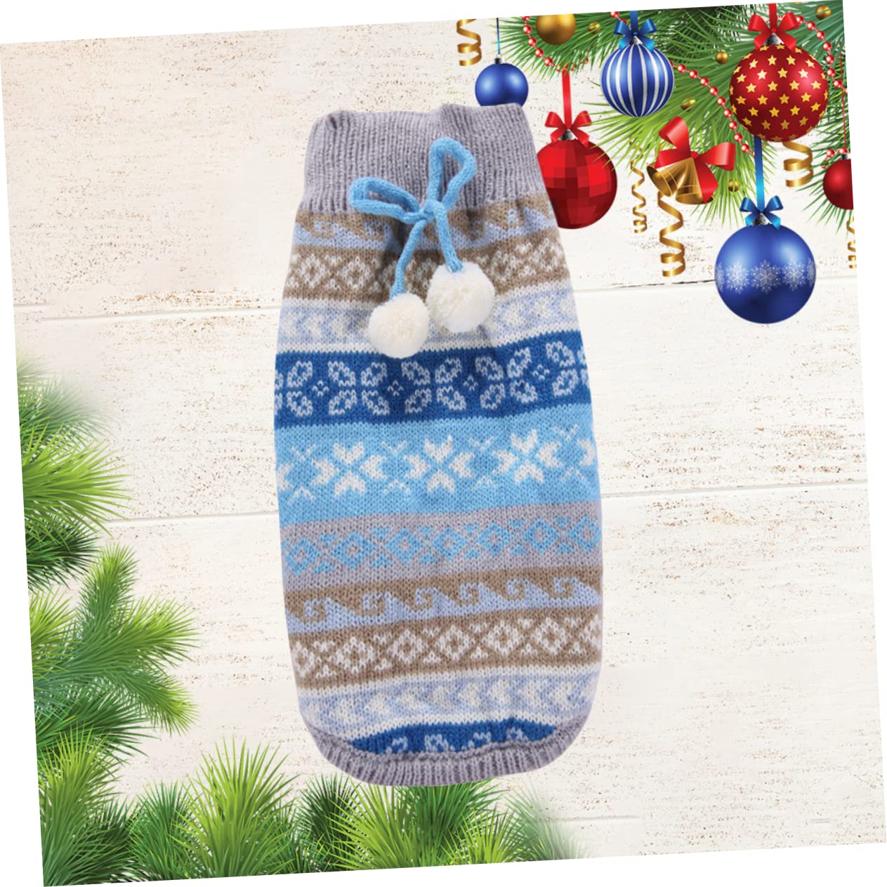 BESPORTBLE 3 Pz Vestiti per Cani Compagnia Maglione Natalizio per Animali Domestici Costume Cane Gatto di Natale Cappotto per Cani Natalizi Maglione Caldo Inverno Prodotti per Animali