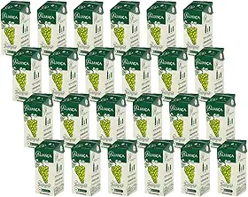 100% Suco Integral De Uva Branco Sem Adição Açúcar - Fardo Com 24 Und 200ml Caixinha Canudinho Lanche Merenda Escolar - Aliança