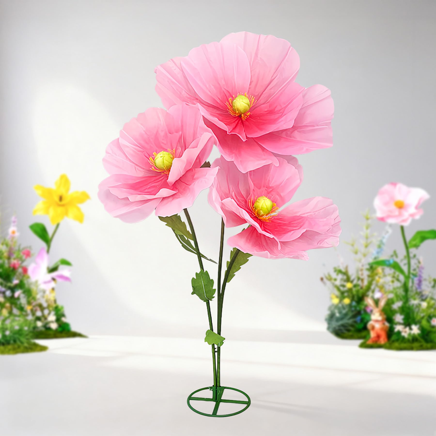 Giant Flowers for Backdrop Decor,Big Flower for Weddings, Party Banquet, Birthday Home Decor Professional Event Photography Styling