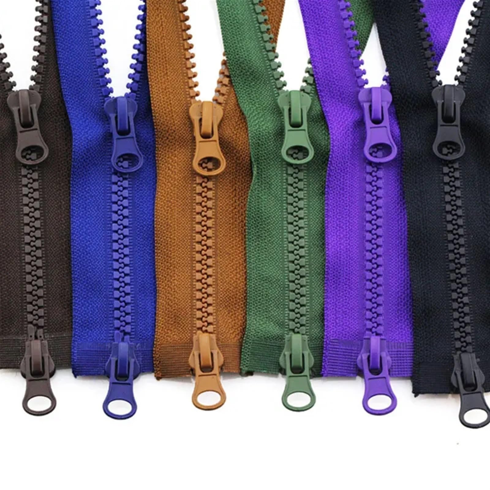 zamki do szycia, 3 szt. Podwójny zamek błyskawiczny do kurtki z podwójnym zamkiem błyskawicznym, akcesoria ubrań, ręcznie robione, DIY(Orange,80CM-5#)