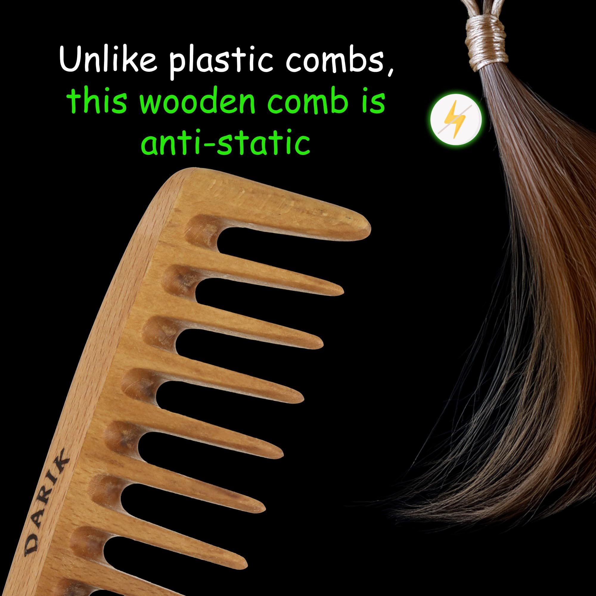 Cepillo Ancho de Madera para Cabello drewniany grzebień z szerokimi zębami, naturalna szczotka do włosów, styl vintage, drewniany grzebień do delikatnej stylizacji, antystatyczny grzebień do włosów