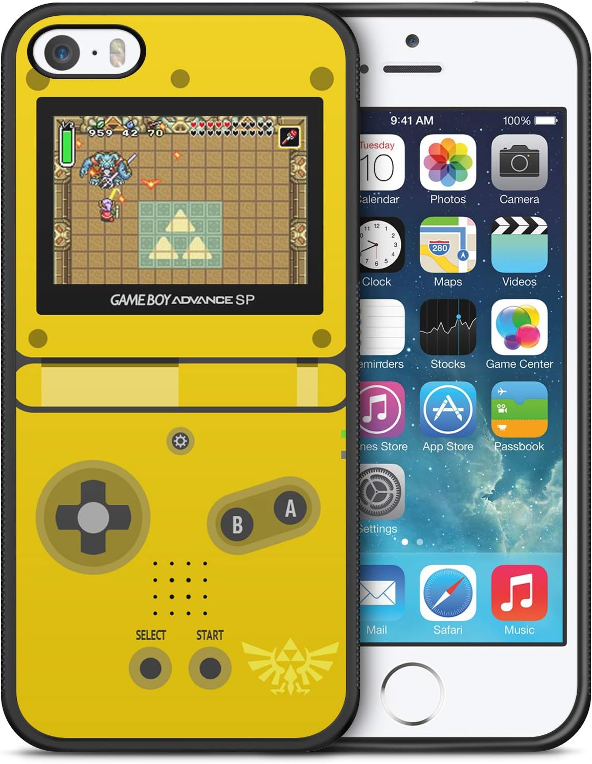 Zelda Gameboy Advance SP ModifiedCases Bumper Case Compatible with iPhone 5/5S