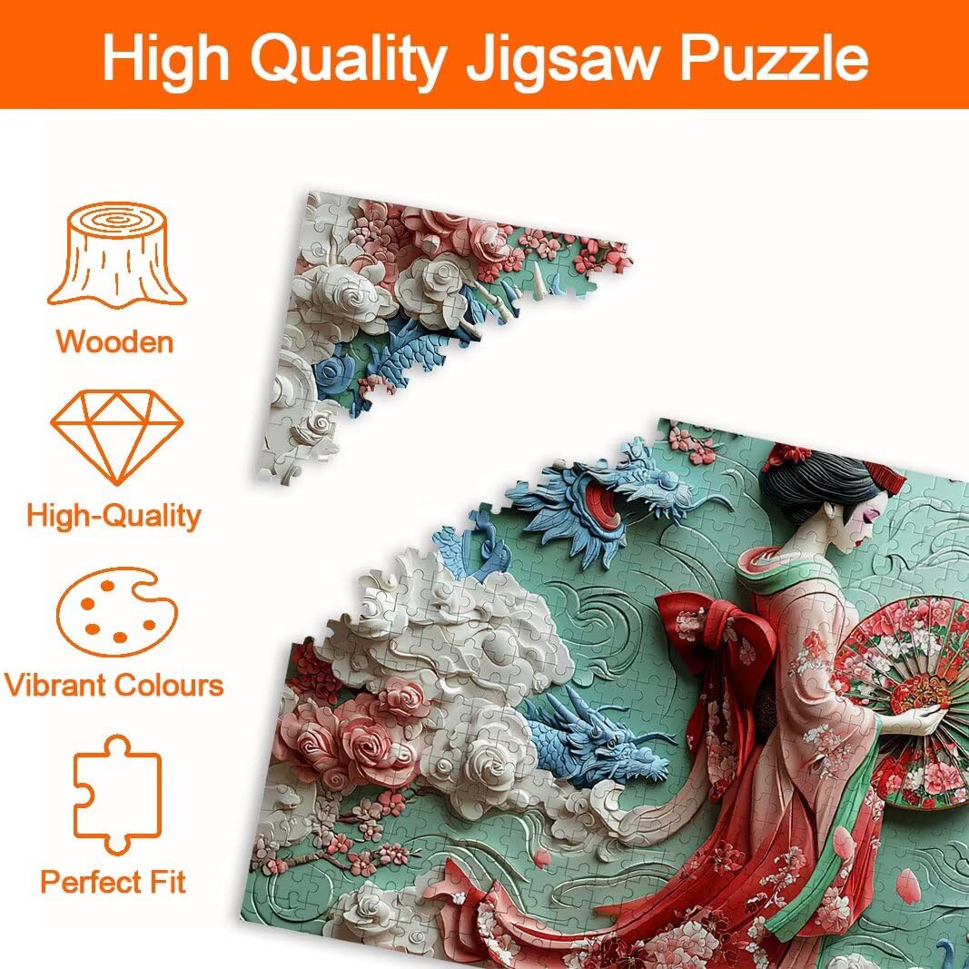 Puzzle Giappone, Puzzle 5000 Pezzi Adulti per Decor, Regalo Donna -8440