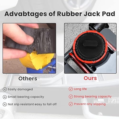 Miniatura 3 de Jack Pucks para Corvette, kit de almohadillas BOMLING Jack compatibles con modelos Corvette Cruiser C5, C6, C7, GS, juego de discos de elevación de