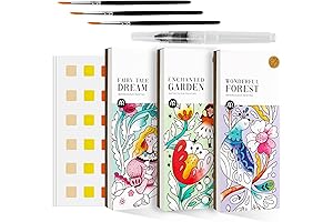 Watercolor Painting Coloring Books for Creative Kids