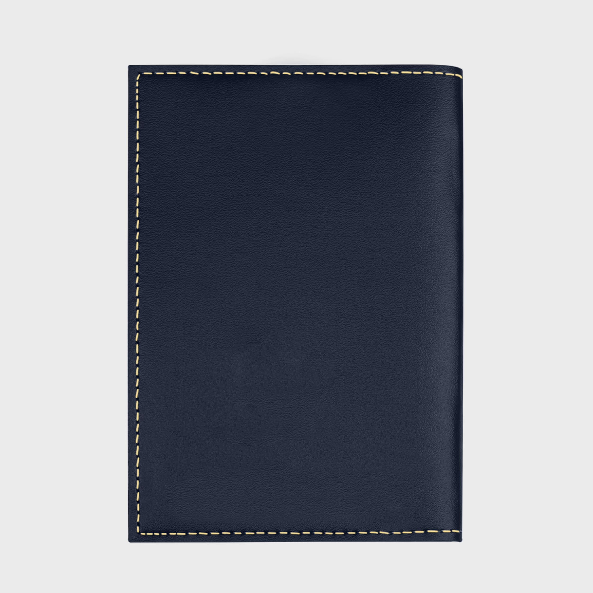 The Wallet Store Leather Passport Cover - Blue