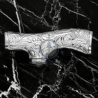 Vista 7 de Bastones de lujo Bastón hecho a mano de palisandro con barras decorativas cromadas de latón macizo Nagina International