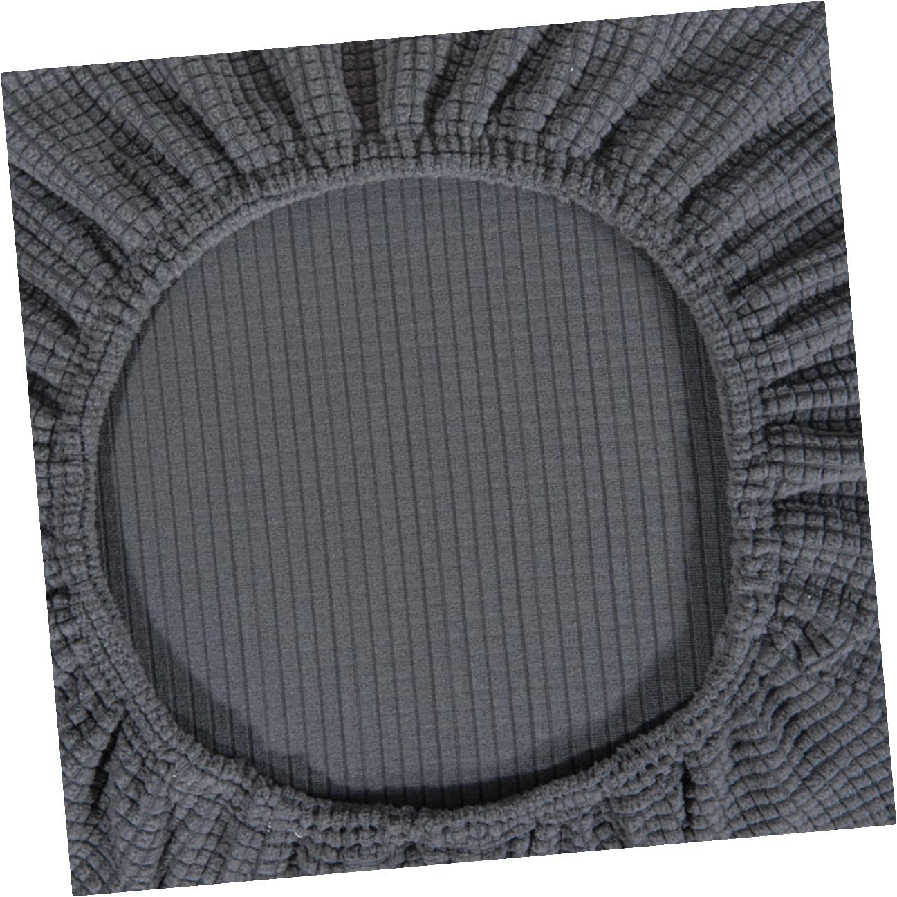 4pcs Elastic Polyester Chair Covers Stretchy Seat Protectors for Dining Chairs Home Office Banquet Party Wedding Grey