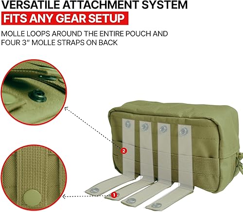 Miniatura 5 de Orca, bolsa organizadora táctica compacta para equipo livianos de para usos múltiples