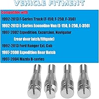 Vista 3 de Kit de Reparación de Cable de Pestillo de Puerta de 4 EXTREMOS Compatible con Ford F150 F250 F350, E-Series, Ranger, Expedition, Excursion
