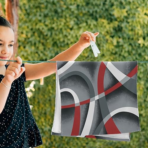 Miniatura 54 de Juego de 2 toallas de mano de hojas verdes para baño, toallas de baño de ramas de eucalipto verde azulado, suaves y absorbentes, toallas de cocina