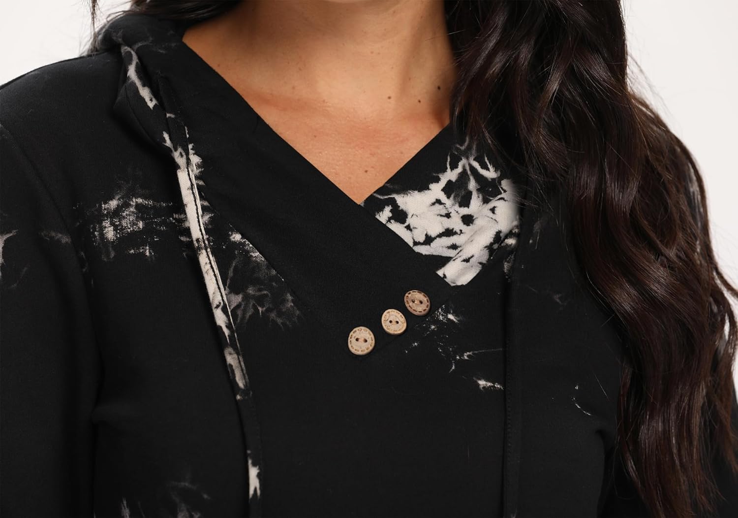 Kimmery Long Sleeve Dress for Women Lightweight Kangaroo Pocket Hoodie Dress Fall Sweatshirts for Women - Image 5