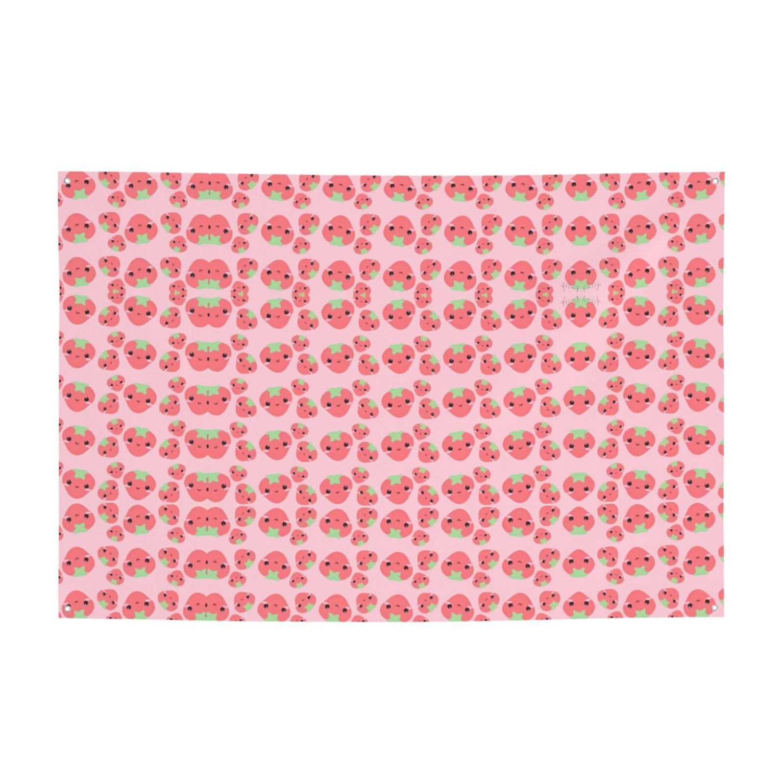 Toiles de fond à suspendre fraises pour embellir un salon fade