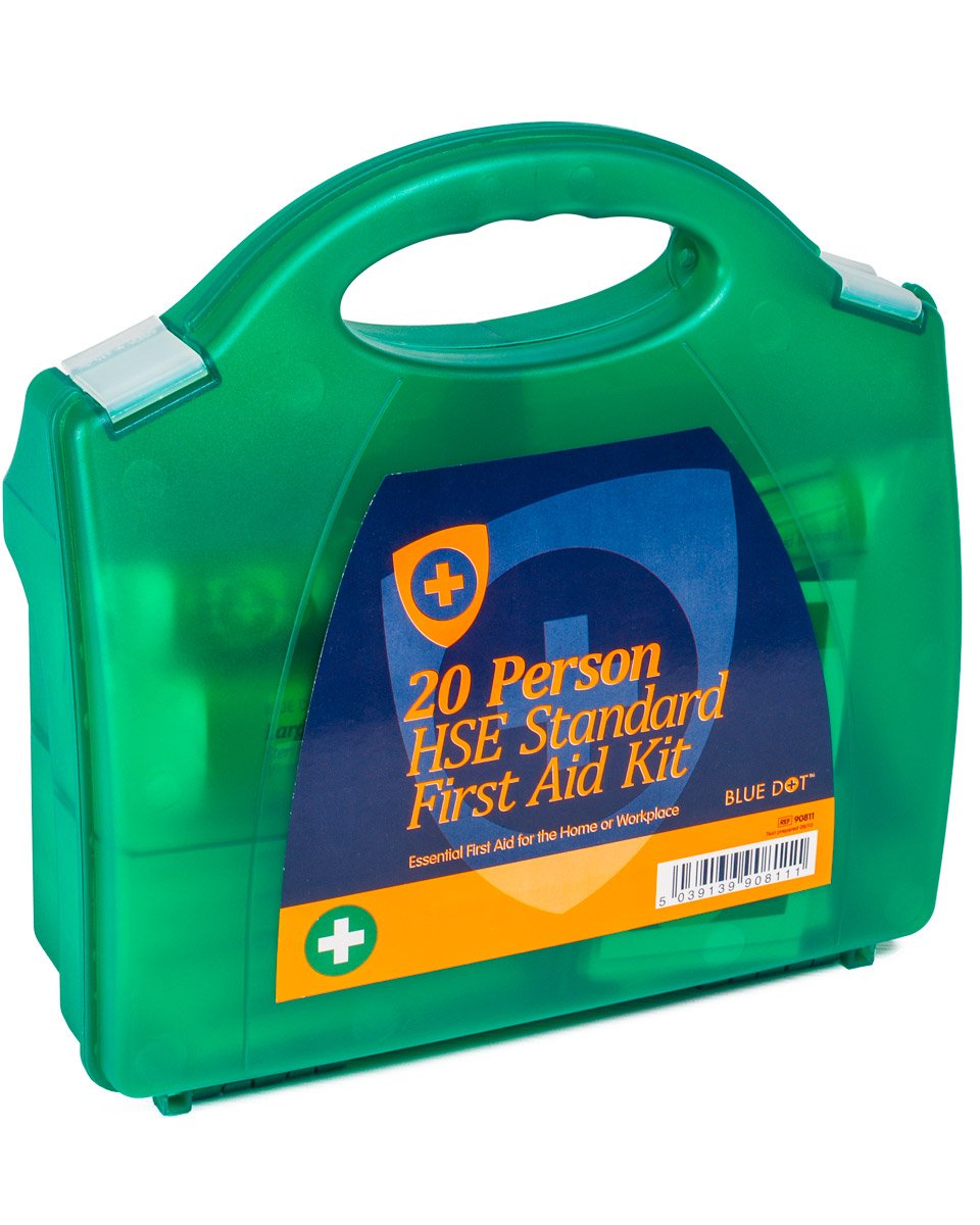 Blue Dot Eclipse HSE 20 Person First Aid Kit Green - 90811 11859WC