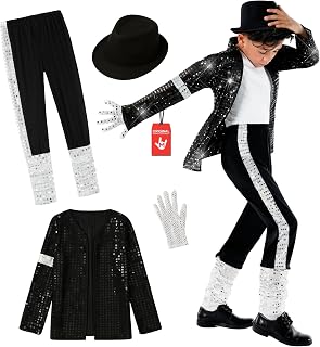 Popstar Costume for Kids, 80s Disco