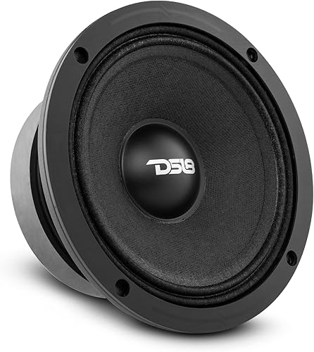 DS18 PRO-ZXI6M 6.5" Mid-Range Car Audio Loudspeaker 600 Watts 8-Ohm - Premium Quality Audio Door Speakers for Car or Truck Stereo Sound System (1