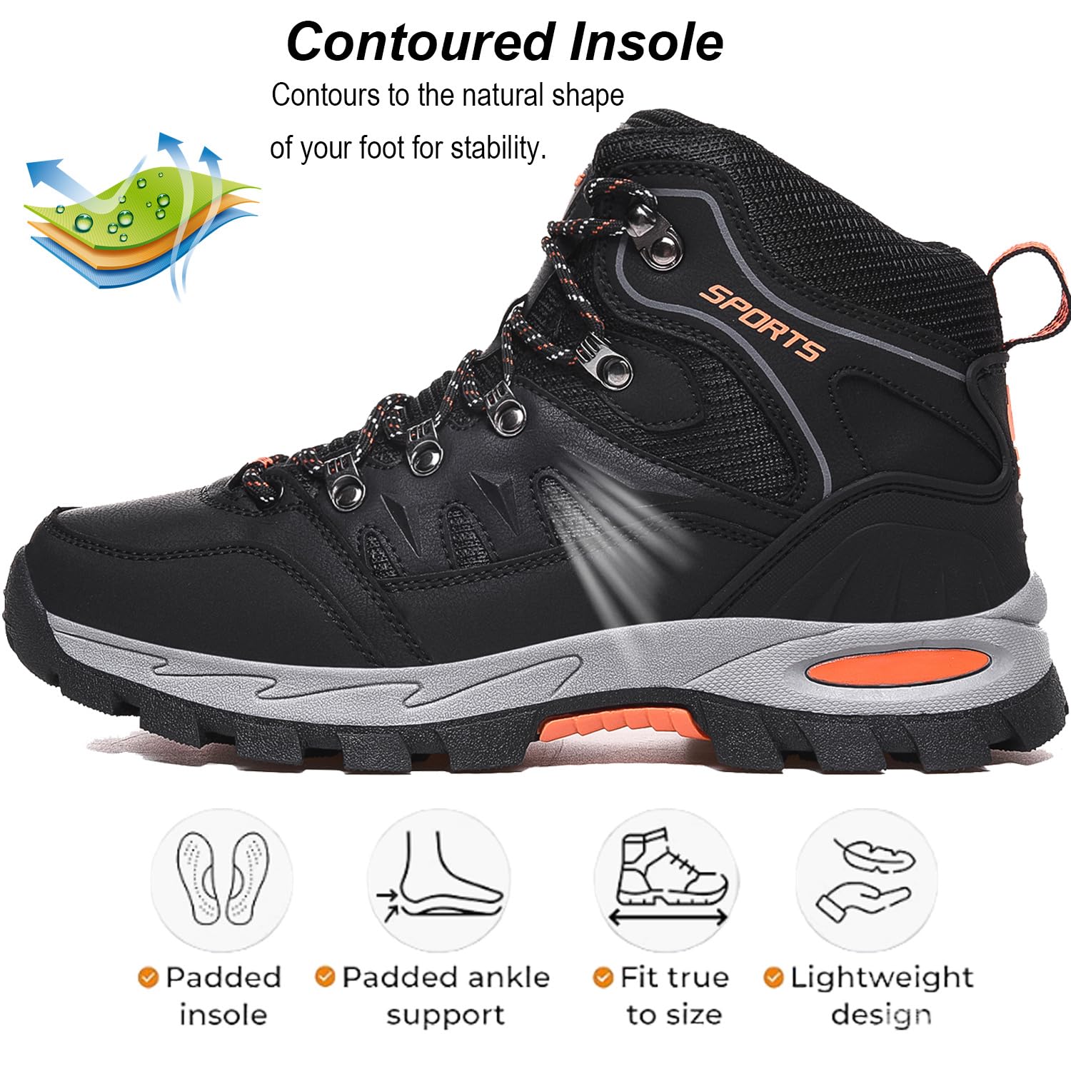 Scarpe da Trekking Uomo Donna Montagna Antiscivolo Scarpe Escursionismo All'aperto Arrampicata Passeggio Traspiranti Trekking Sneakers