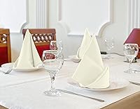 Vista 126 de Utopia Kitchen - Servilletas de tela negras [paquete de 12, 50 x 50 cm], mezcla de algodón absorbente, lavables y reutilizables para cena