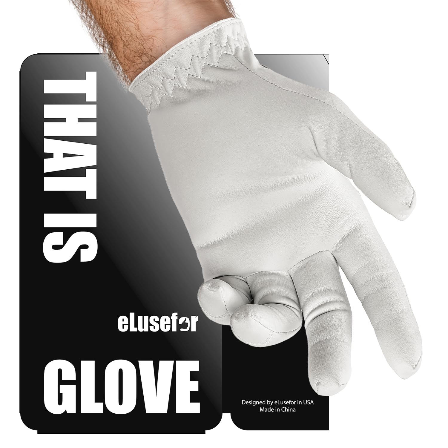 Players Advanced Golf Glove Seamless Wrap-Fingers Design Reliable All-Weather Grip