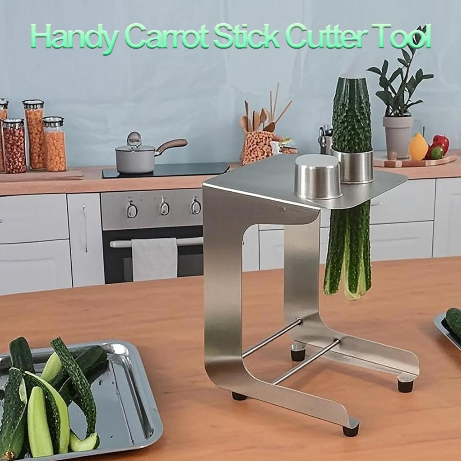 Cortador de verduras, cortador manual de zanahoria y pepino, acero inoxidable con 3 cuchillas, 45 mm de diámetro, eliminación de semillas de núcleo para sushi, ensalada, preparación de comidas