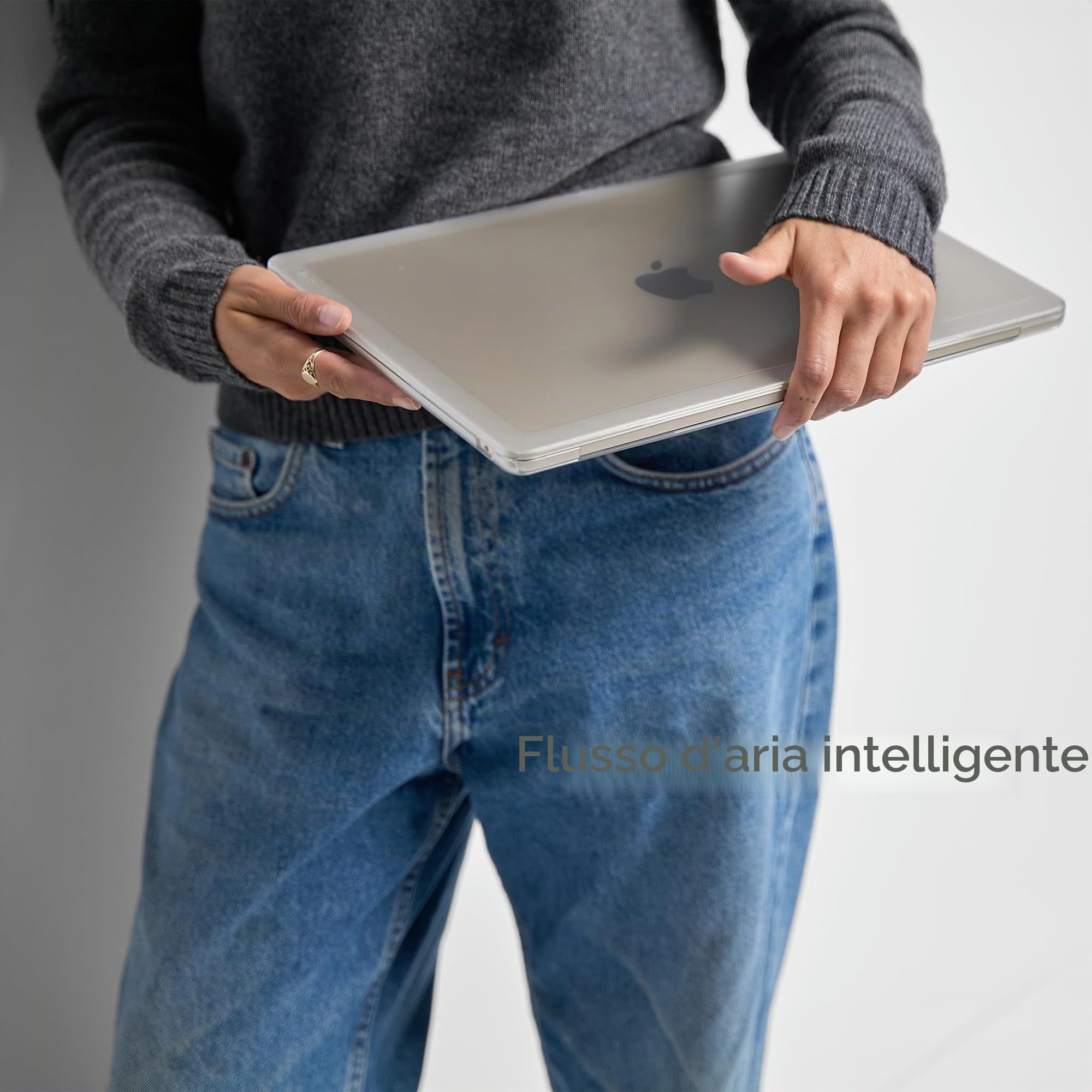 Incase Edge Hardshell with Makrolon® - Custodia per MacBook Pro da 14" 2024, 2023, 2022, 2021, M4, M3, M2, M1, custodia per MacBook, custodia per laptop, guscio rigido protettivo, resistente ai graffi