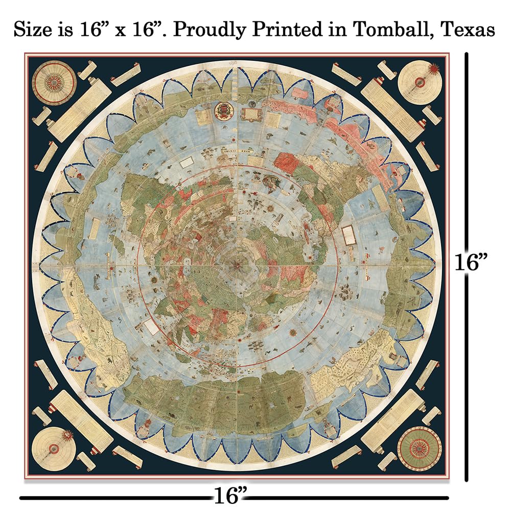 【デッドストック】レア70sユナイテッド航空ロイヤルハワイアン地図フレームマット Amazon.com: Lone Star Art Urbano Monte 1587 World Map 16x16