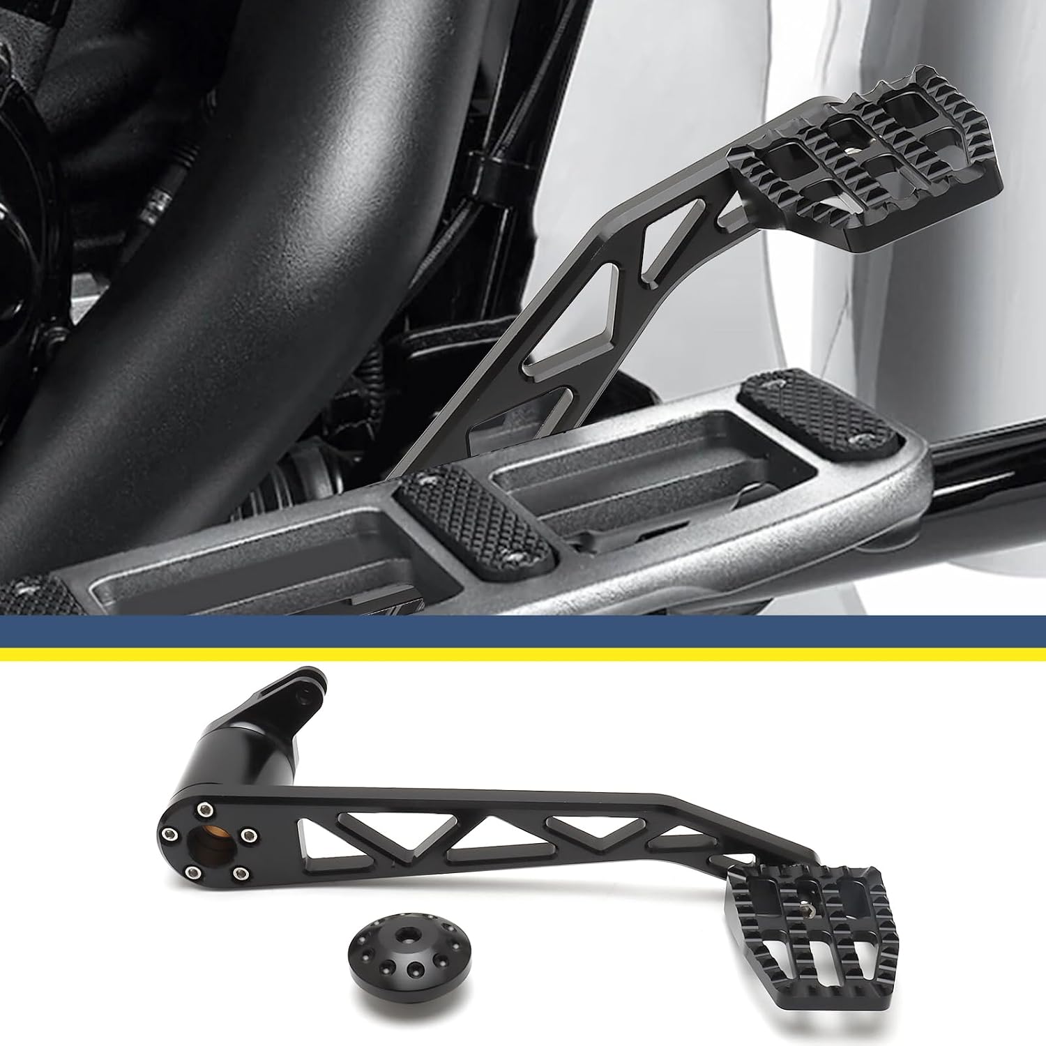 Brake Arm Lever Peg Pedal Fit for Harley 2008-2013 Touring Road King Street Glide Electra Glide Road Glide Trike