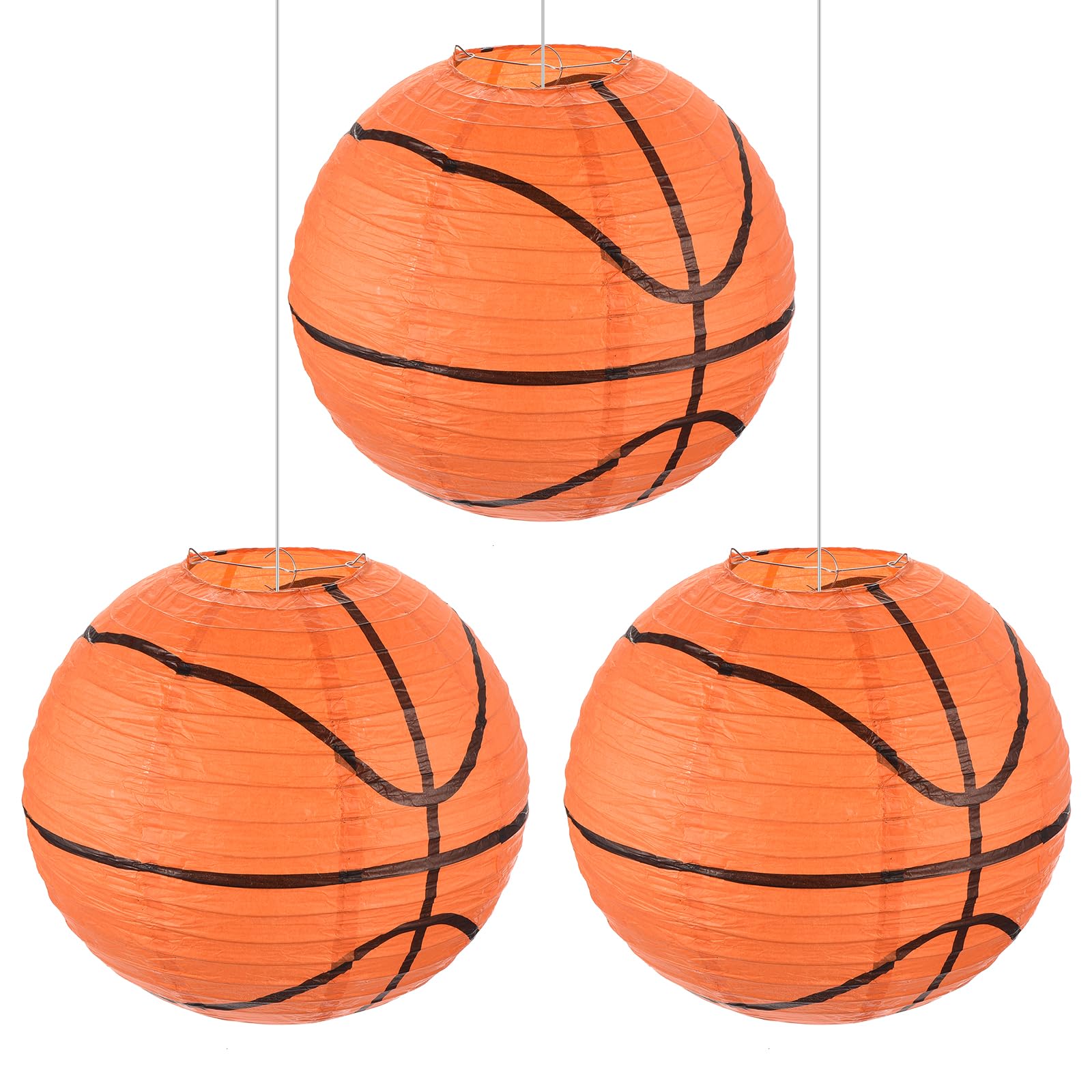 MECCANIXITY Basketball Paper Lanterns, 12