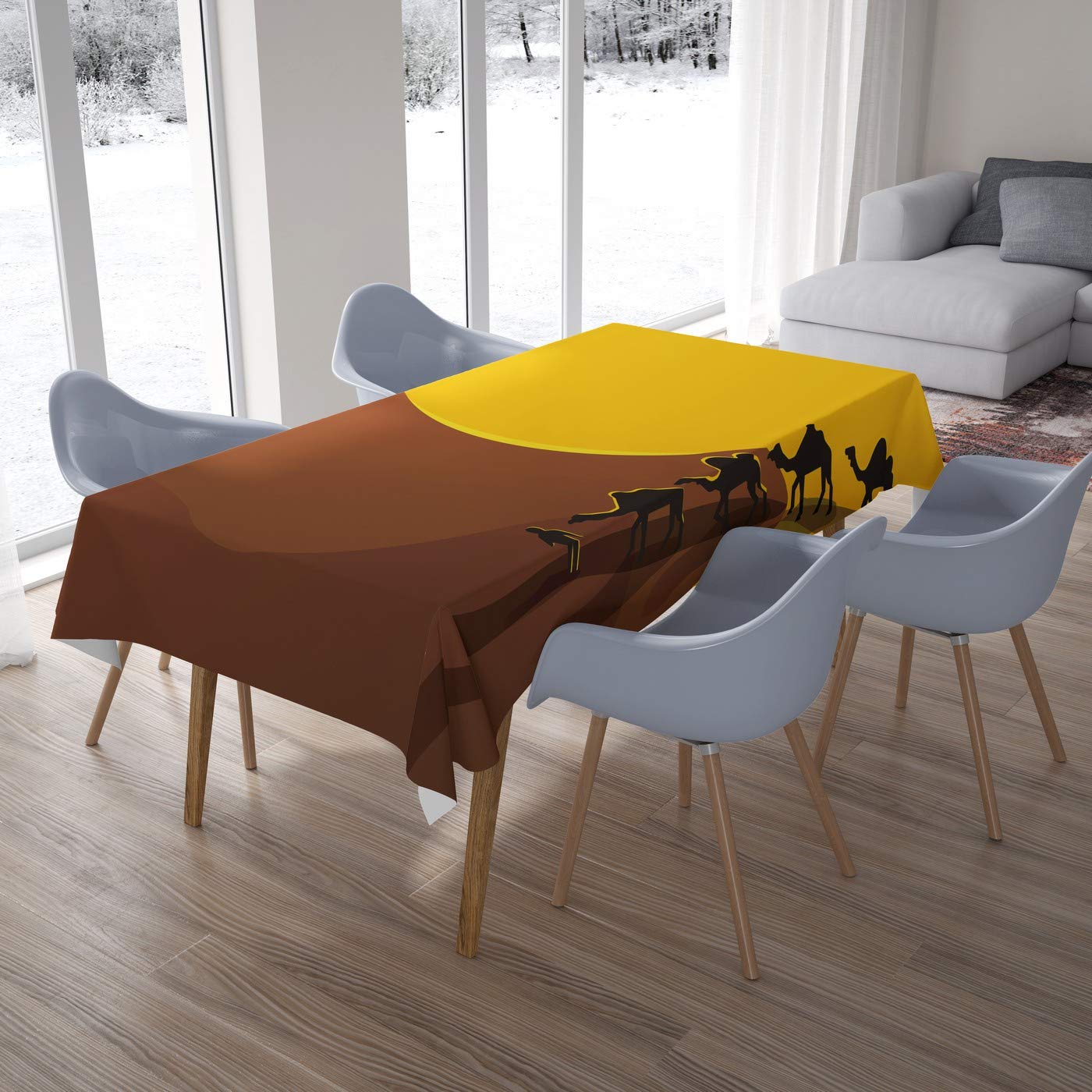 Bonamaison Kitchen Decoration, Tablecloth, 140cm x 200cm - Designed and Manufactured in Turkey