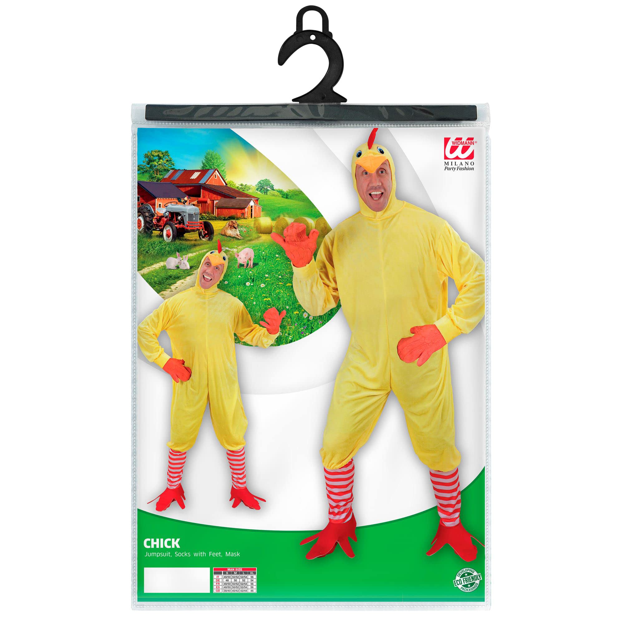 Chicken Costume Small for Animal Jungle Farm Fancy Dress, Multi-coloured - Image 3