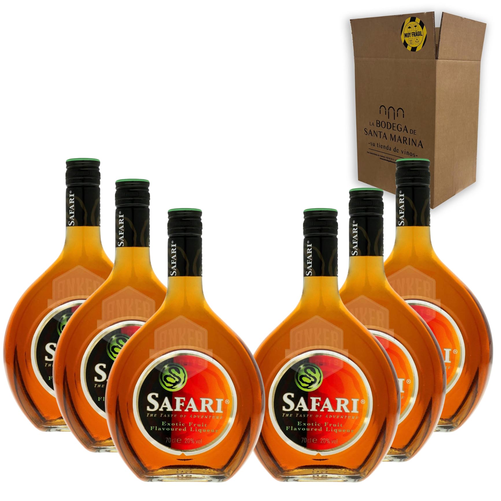 Licor Safari - Celebra los momentos especiales con el licor perfecto Pack 6-70cl
