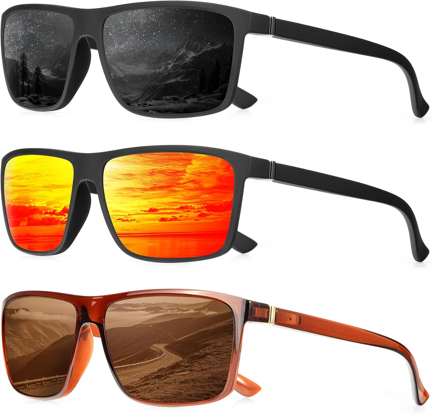 Black/Tawny/Red