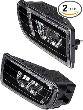 Pair Left and Right Side Front Bumper Fog Lights Bulb Lamp For 1993-1997 Toyota Corolla AE100 AE101 Front Bumper DRL Driving Lamps with ABS Housing + Clear Lens