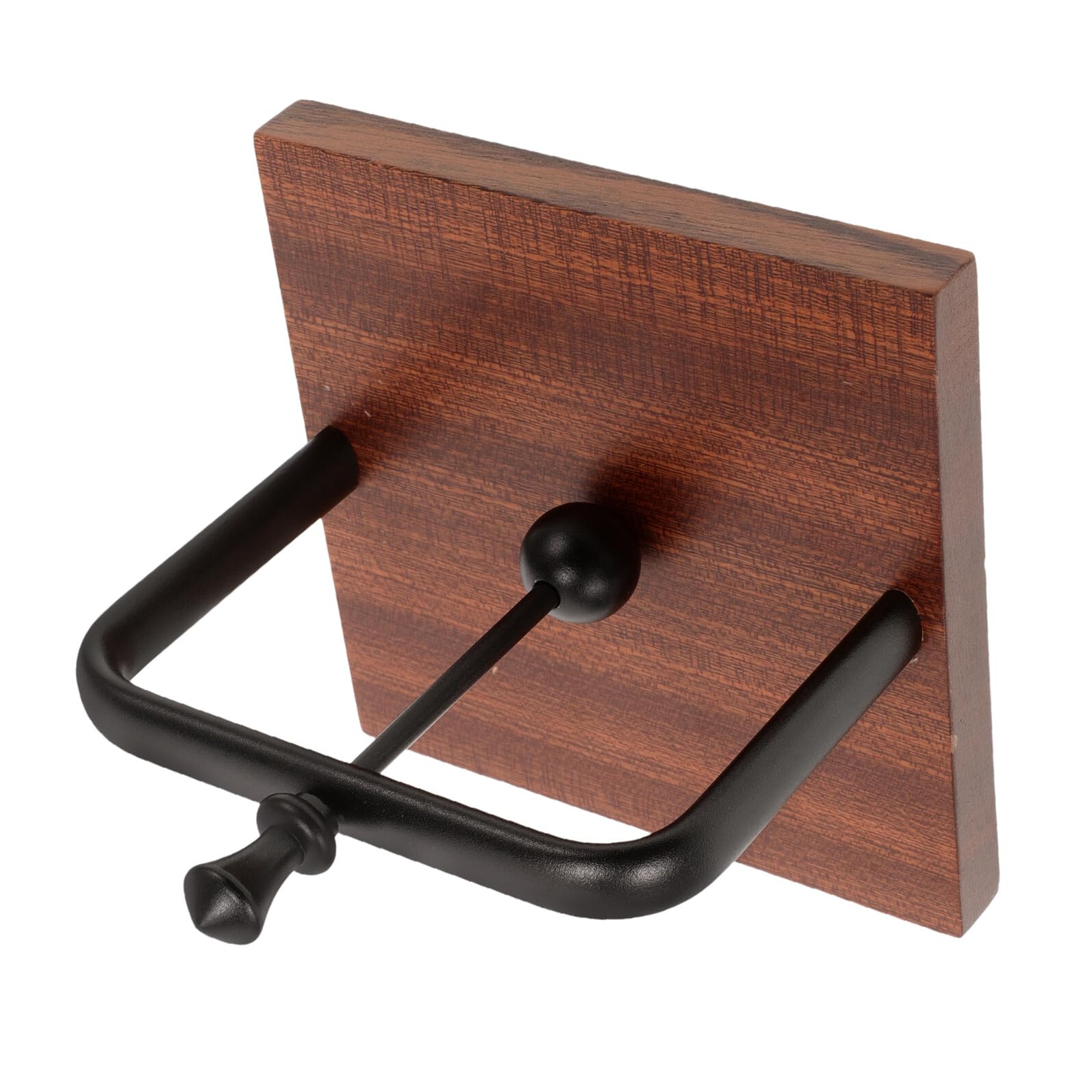 Uonlytech Servilletas y Diseño Elegante Vertical Dispensador de Madera Negra Estructura Sólida para Mesas en Cafeterías y Hogares