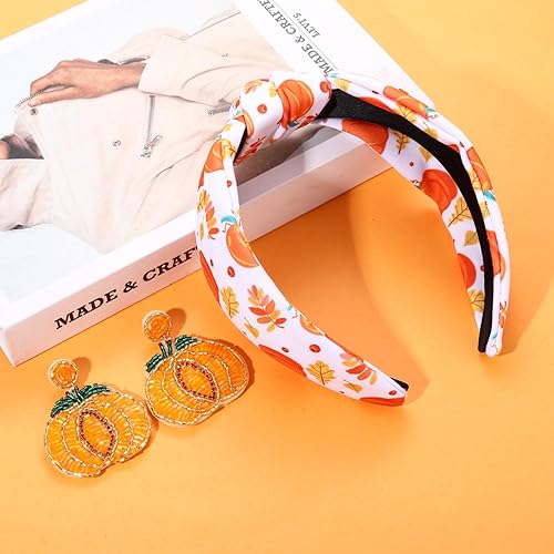Miniatura 4 de Diadema de Halloween para mujer, accesorios de Halloween, espeluznante fantasma, calabaza, caramelo, maíz, diadema anudada, diadema gótica, diadema