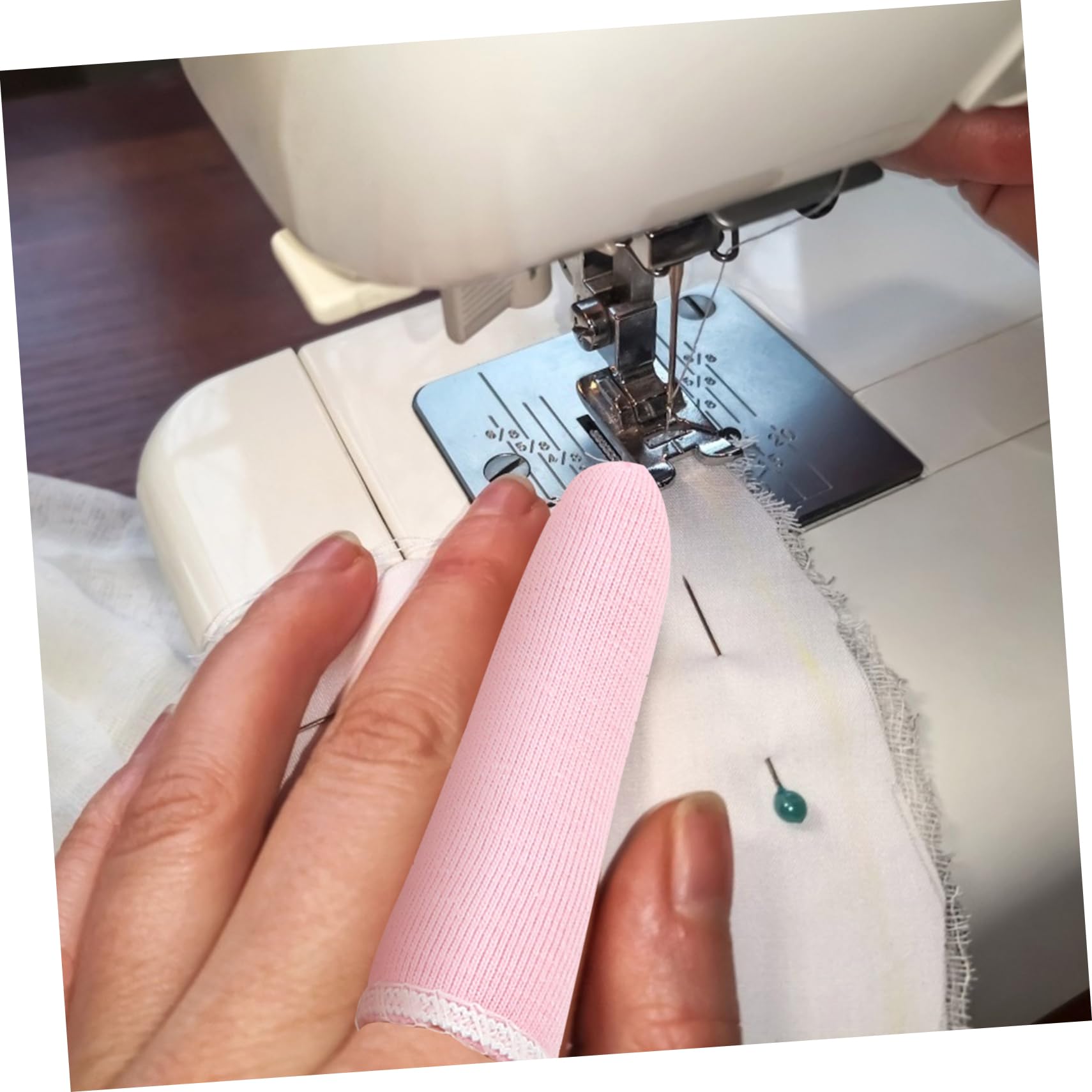 FOMIYES 30pcs Finger Cots Rubber Fingers Tips Cover for Fingertips Cotton Finger Caps Fingertips Protector Fingertips Cushion Thumb Cot Fingertips Cots Sleeve Pure Cotton Absorb Sweat