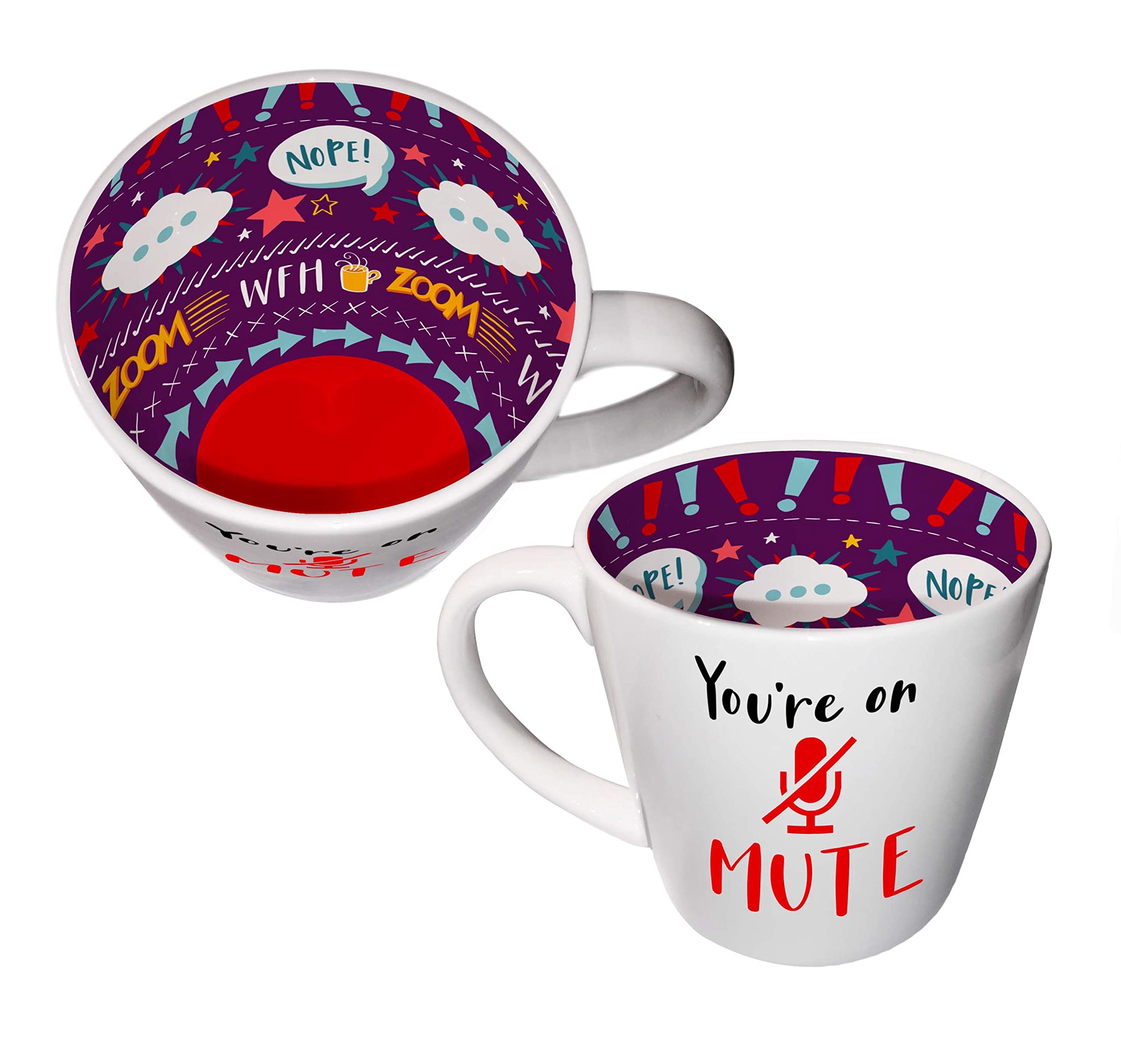 Inside Out You're on Mute Mug with Gift Box (ISO182)