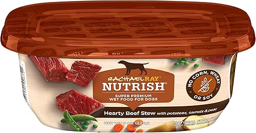 Rachael Ray Nutrish Alimento húmedo natural prémium para perros tinas de 8 onzas