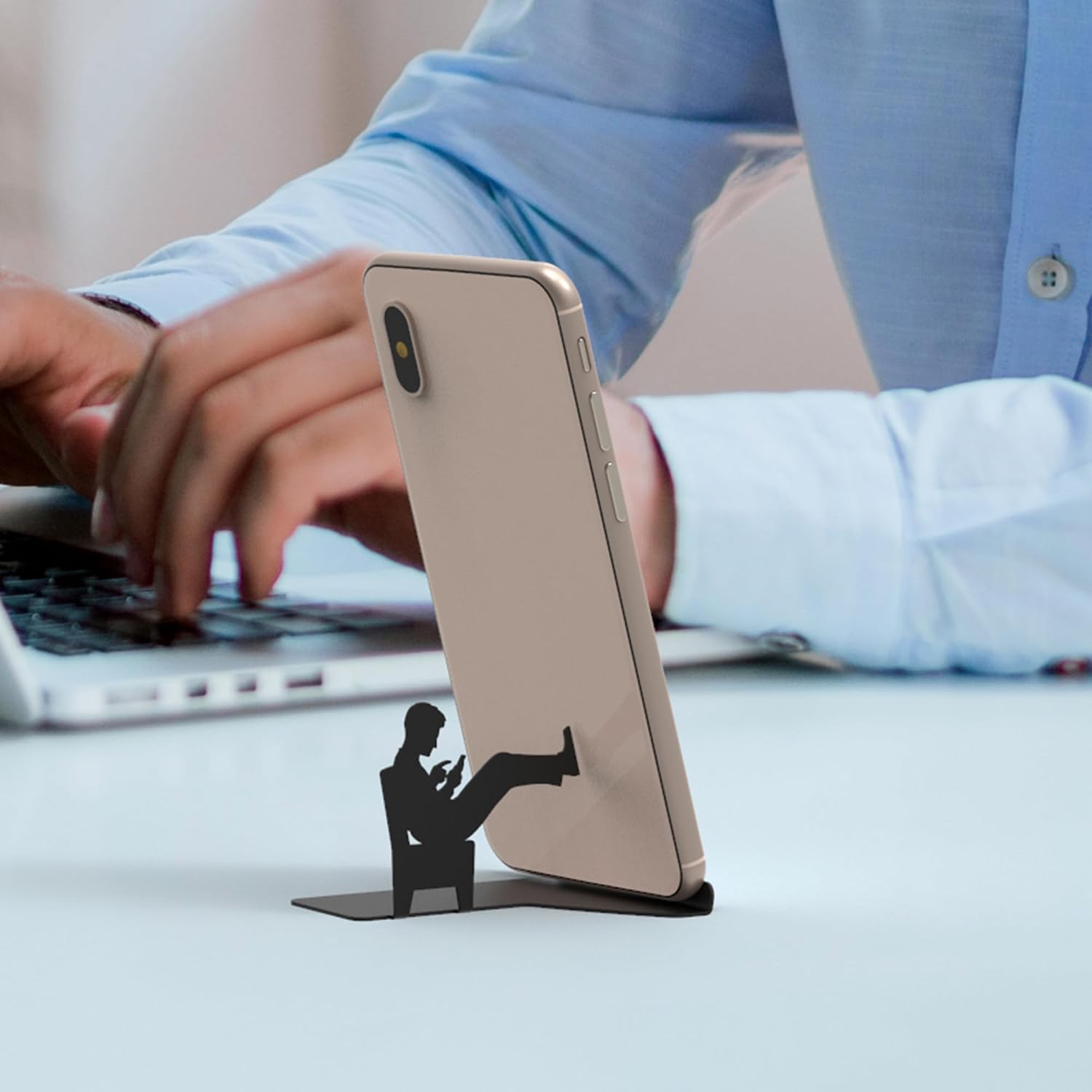 Artori Design Cell Phone Stand for Desk - Smartphone Stand for Office or Home - Cute Phone Stand for Recording Watching Videos Gaming or Video Calls - Unique Phone Holder for Tablets and Cellphones