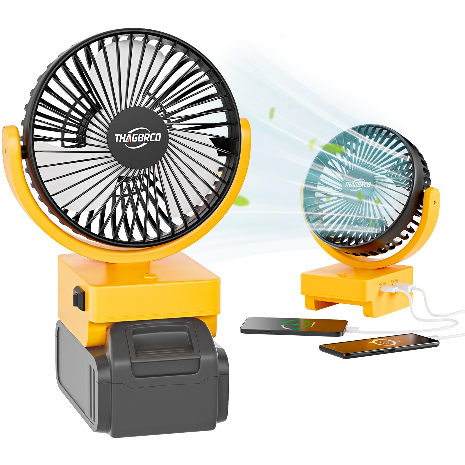 Ventilateur d'atelier sans fil pour éliminer la chaleur sur vos chantiers et établis