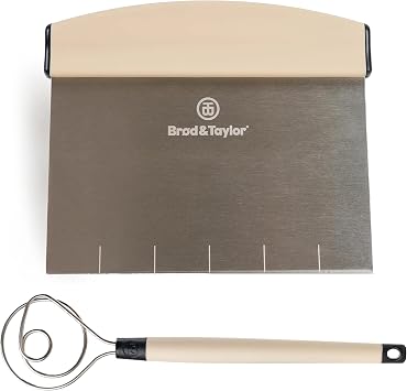 Brod & Taylor Dough Whisk + Bench Knife Bundle