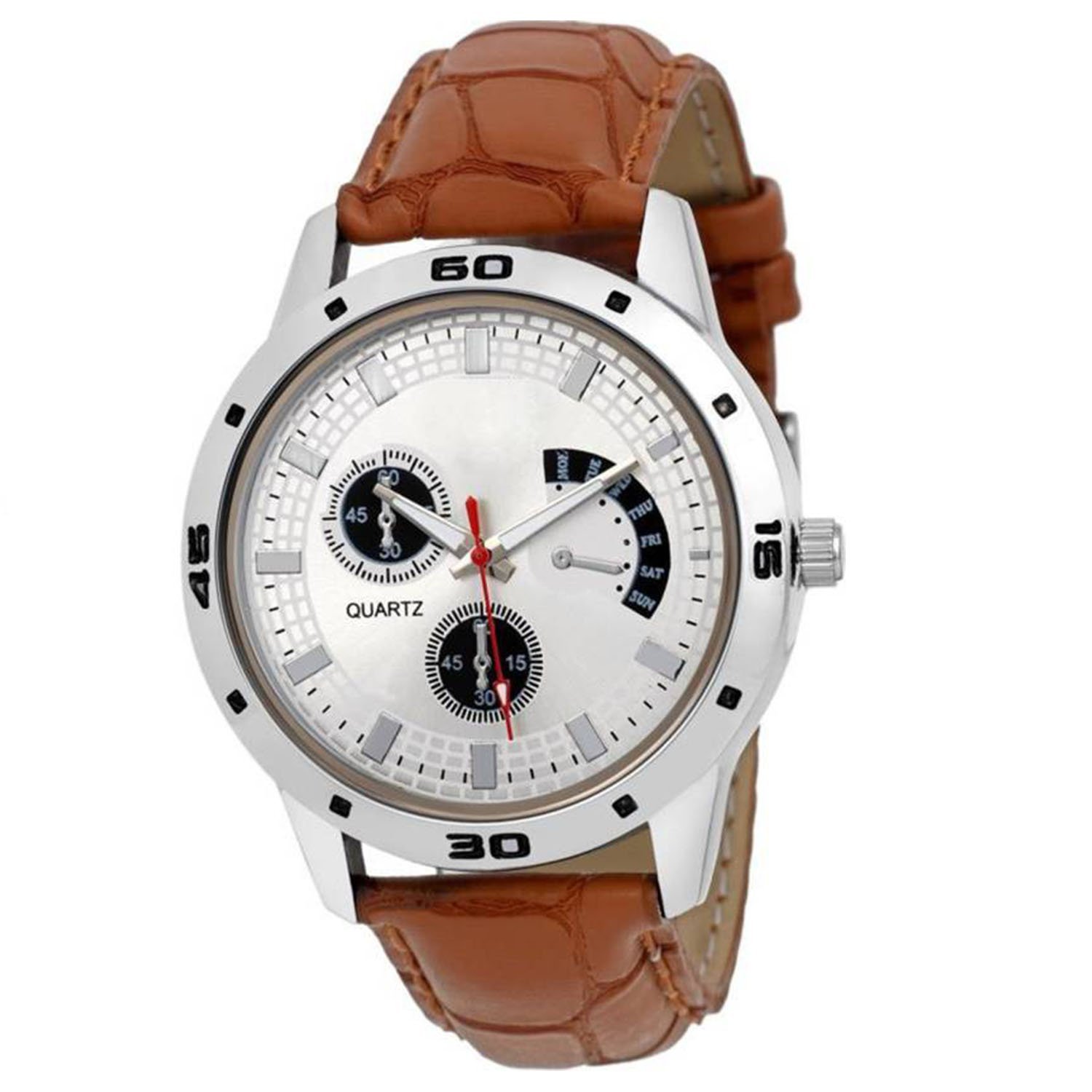 Jay Enterprise Analogue Multicolour Dial Leather Belt Mens Watch for Boys-Mens (B07L9CSHLX) Amazon Price History, Amazon Price Tracker