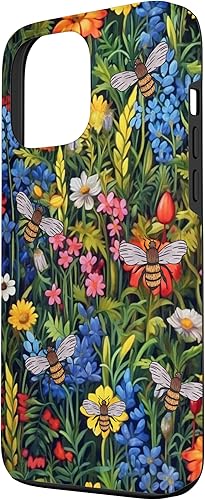 Miniatura 2 de Funda para iPhone 13 Pro Max Bees And Wildflowers